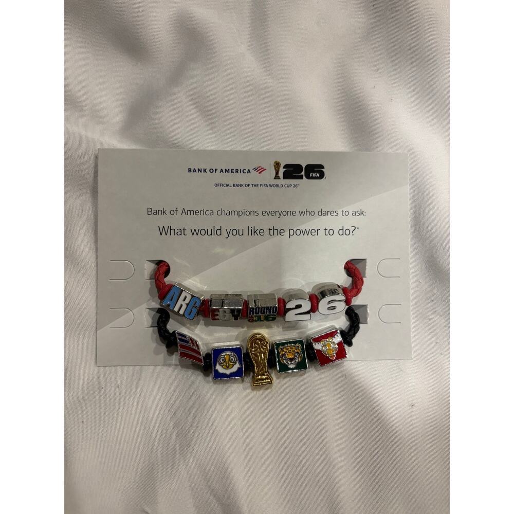 FIFA 2026 Argentina vs Egypt Match Custom Bracelet Set Small